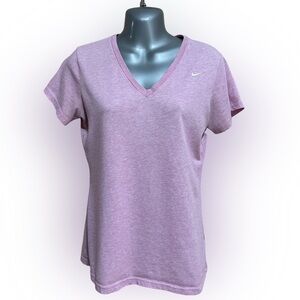 NIKE DRI-FIT Slim Fit V-Neck Tee, M